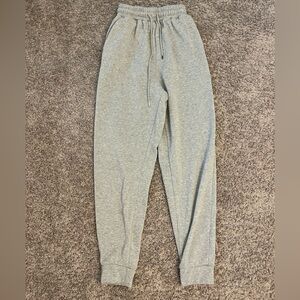 Grey sweatpants